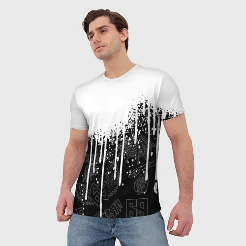 Мужская футболка 6ix9ine / 3D-принт – фото 3