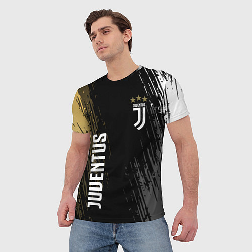 Мужская футболка JUVENTUS / 3D-принт – фото 3