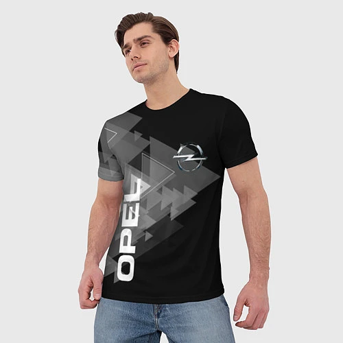 Мужская футболка OPEL / 3D-принт – фото 3