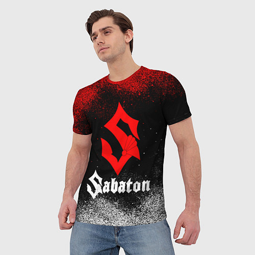Мужская футболка Sabaton / 3D-принт – фото 3