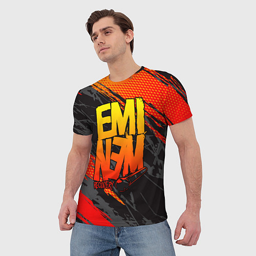 Мужская футболка Eminem / 3D-принт – фото 3