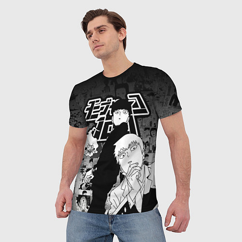 Мужская футболка МОБ ПСИХО 100 / 3D-принт – фото 3
