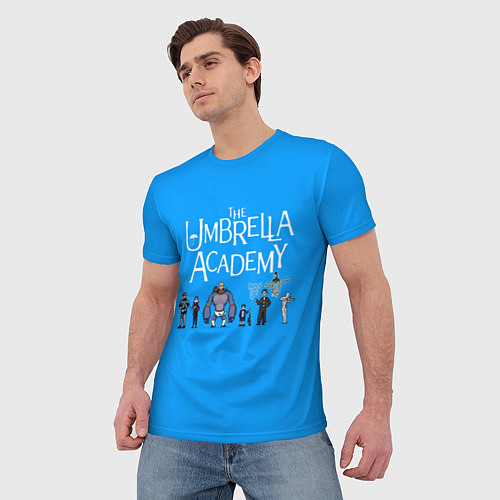 Мужская футболка The umbrella academy / 3D-принт – фото 3