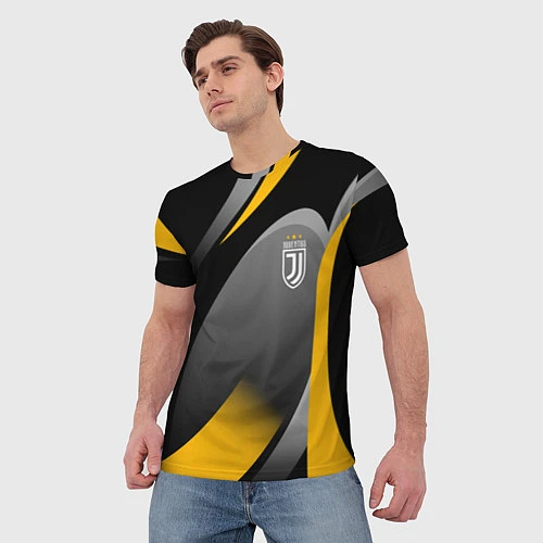 Мужская футболка Juventus Uniform / 3D-принт – фото 3