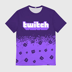Футболка мужская TWITCH ТВИЧ, цвет: 3D-принт
