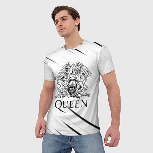 Мужская футболка QEEN Куин / 3D-принт – фото 3