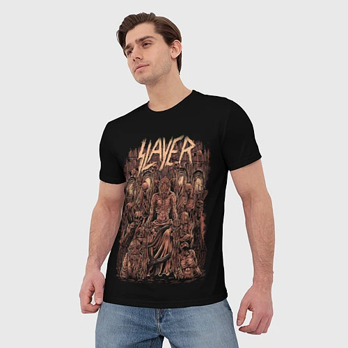 Мужская футболка Slayer / 3D-принт – фото 3
