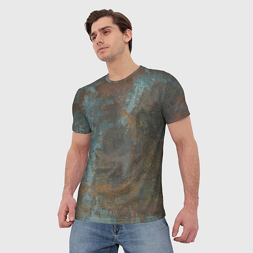 Мужская футболка Rusty Metal / 3D-принт – фото 3