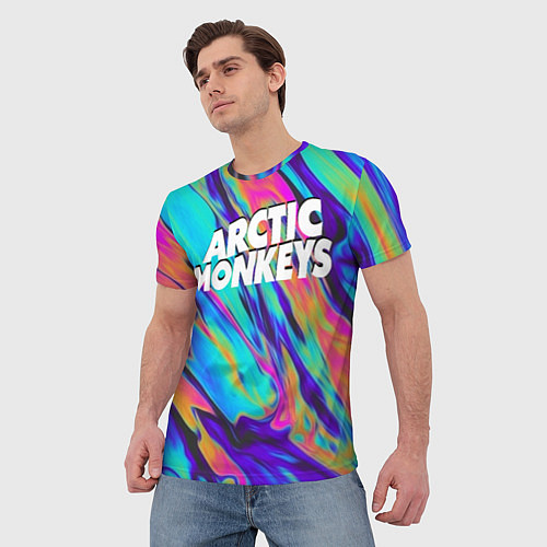 Мужская футболка ARCTIC MONKEYS / 3D-принт – фото 3
