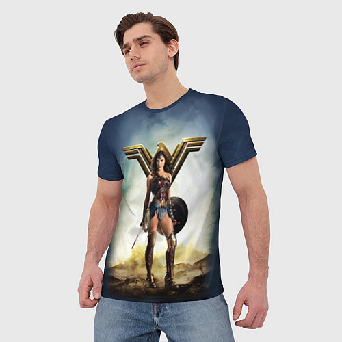 Мужская футболка Wonder Woman / 3D-принт – фото 3