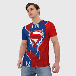 Футболка мужская Знак Супермен, цвет: 3D-принт — фото 2