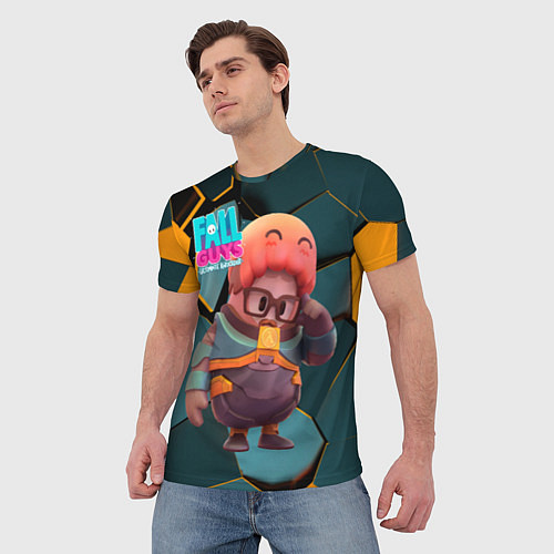 Мужская футболка Fall Guys Gordon Freeman / 3D-принт – фото 3