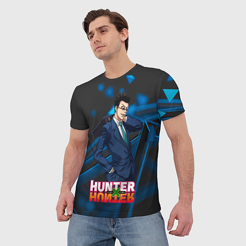 Мужская футболка Леорио Hunter x Hunter / 3D-принт – фото 3