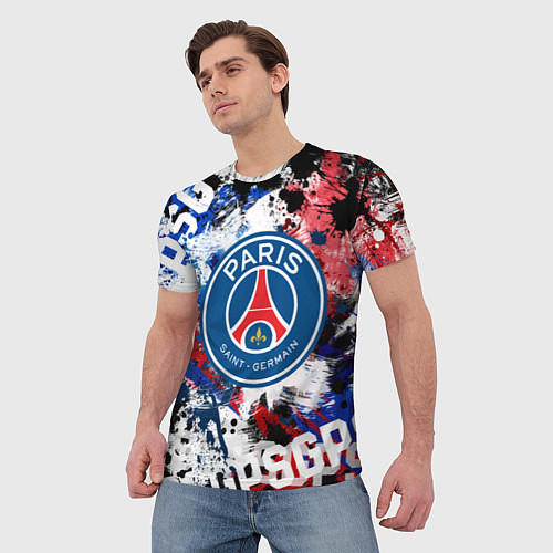 Мужская футболка PSG FC / 3D-принт – фото 3