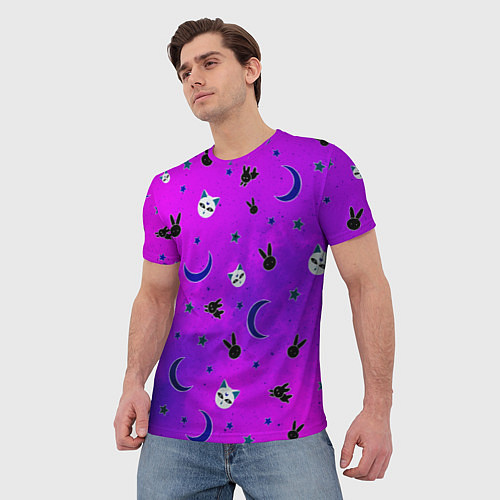Мужская футболка GOTHIC SAILOR MOON / 3D-принт – фото 3