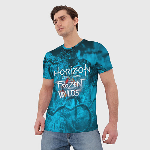 Мужская футболка Horizon Zero Dawn / 3D-принт – фото 3