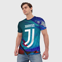 Футболка мужская JUVENTUS ЮВЕНТУС, цвет: 3D-принт — фото 2