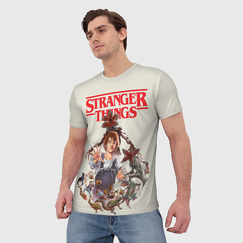 Мужская футболка Stranger Things / 3D-принт – фото 3