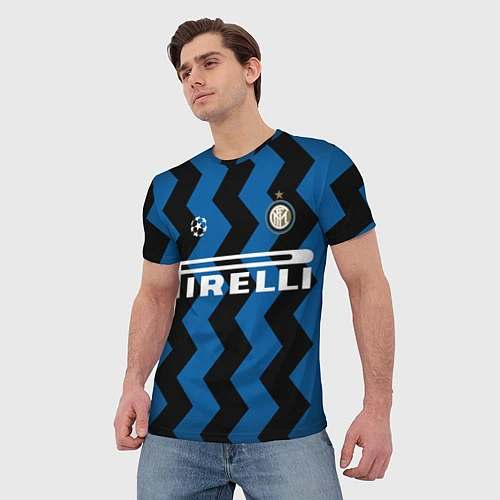 Мужская футболка Inter Home Jersey 202122 / 3D-принт – фото 3