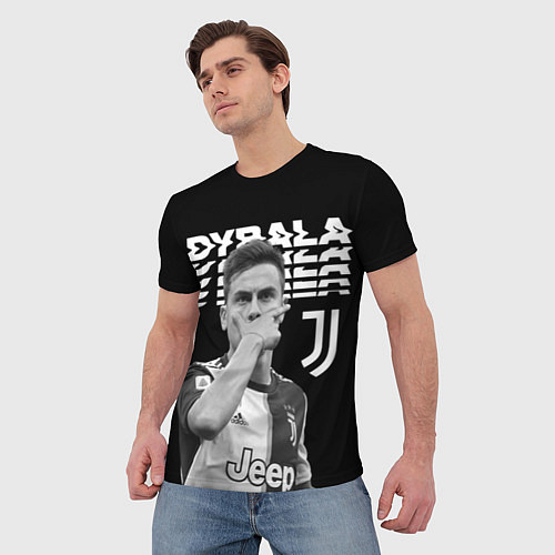 Мужская футболка Paulo Dybala / 3D-принт – фото 3