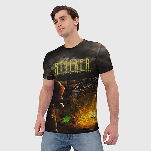 Мужская футболка Stalker 2 / 3D-принт – фото 3