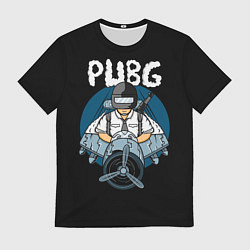 Футболка мужская PUBG, цвет: 3D-принт