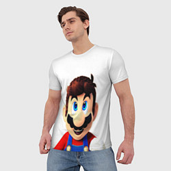 Футболка мужская Mario, цвет: 3D-принт — фото 2