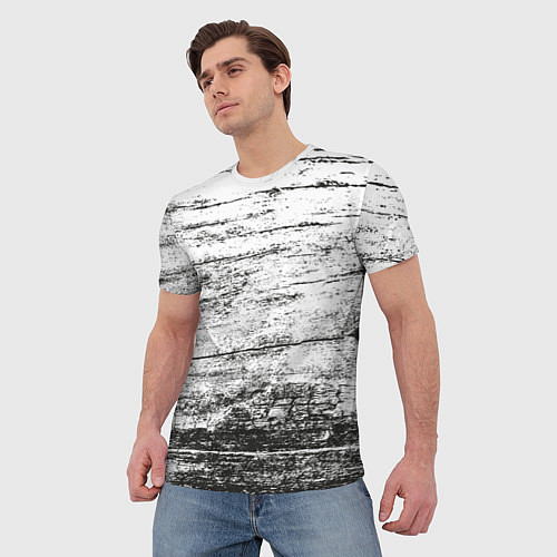 Мужская футболка Деревянный / 3D-принт – фото 3