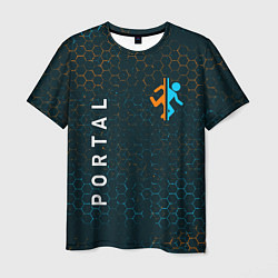 Футболка мужская PORTAL ПОРТАЛ, цвет: 3D-принт