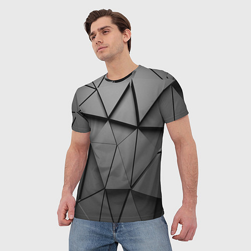 Мужская футболка ABSTRACTION STYLE / 3D-принт – фото 3