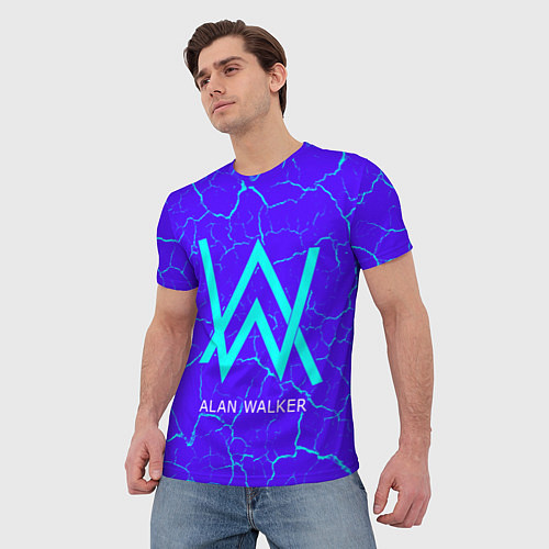 Мужская футболка ALAN WALKER АЛАН УОКЕР / 3D-принт – фото 3