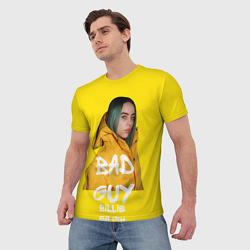 Мужская футболка Billie Eilish Билли Айлиш / 3D-принт – фото 3