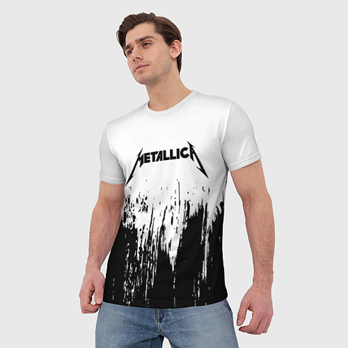 Мужская футболка METALLICA МЕТАЛЛИКА / 3D-принт – фото 3