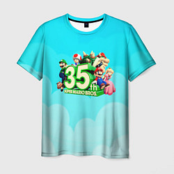 Футболка мужская Mario, цвет: 3D-принт