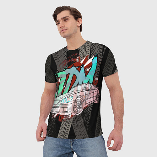 Мужская футболка JDM Toyota Altezza / 3D-принт – фото 3