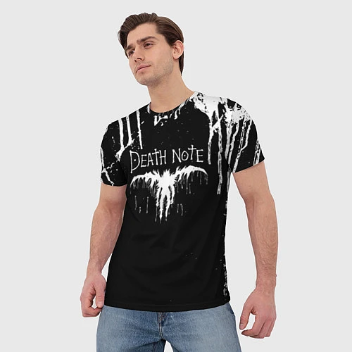 Мужская футболка Death Note / 3D-принт – фото 3