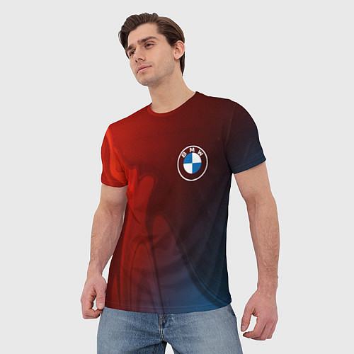 Мужская футболка BMW БМВ / 3D-принт – фото 3