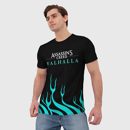 Мужская футболка Assassins Creed Valhalla / 3D-принт – фото 3