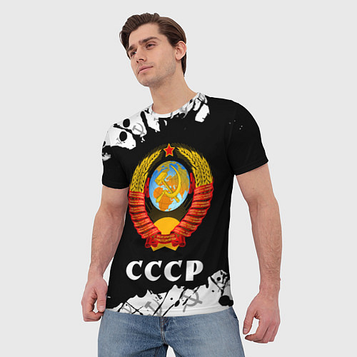 Мужская футболка СССР USSR / 3D-принт – фото 3