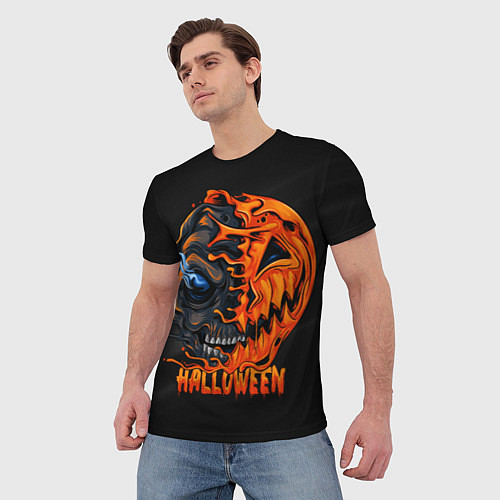 Мужская футболка Halloween foreva / 3D-принт – фото 3