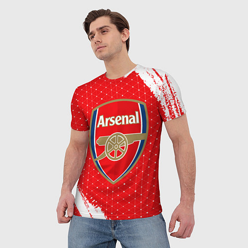 Мужская футболка ARSENAL Арсенал / 3D-принт – фото 3