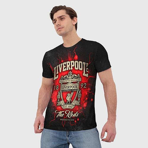 Мужская футболка LIVERPOOL FC / 3D-принт – фото 3