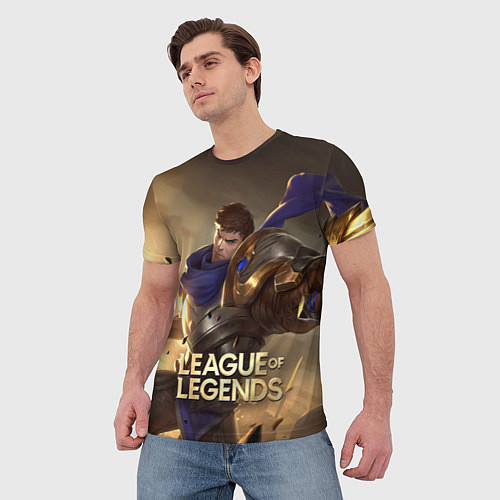 Мужская футболка League of legends Гарен / 3D-принт – фото 3