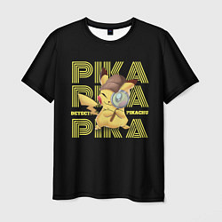 Футболка мужская Pikachu Pika Pika, цвет: 3D-принт