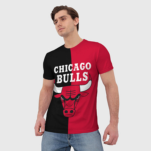 Мужская футболка Чикаго Буллз / 3D-принт – фото 3