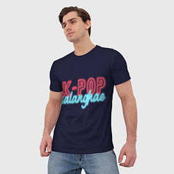 Футболка мужская LOVE K-POP, цвет: 3D-принт — фото 2