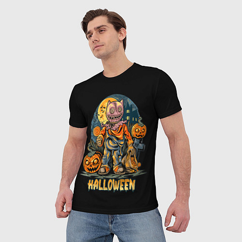 Мужская футболка Halloween / 3D-принт – фото 3