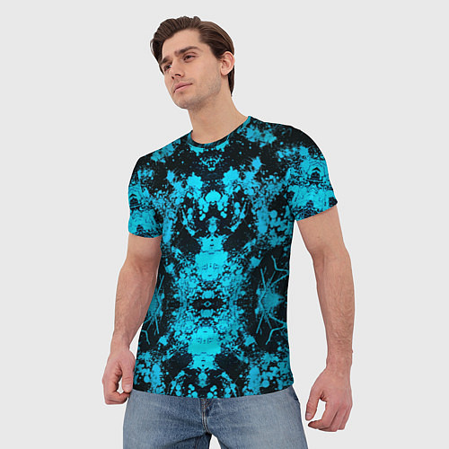 Мужская футболка PSYHO / 3D-принт – фото 3