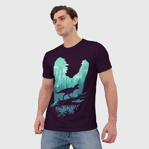 Мужская футболка T-Rex / 3D-принт – фото 3