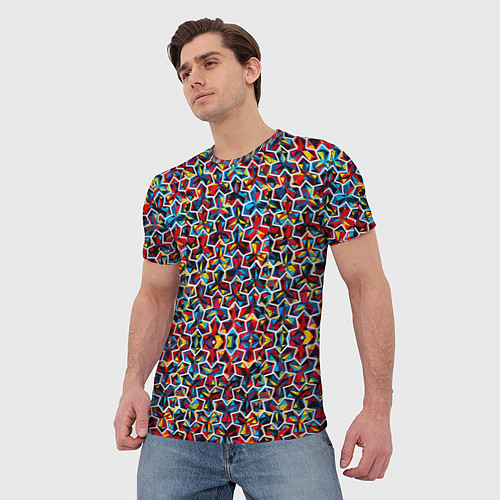 Мужская футболка COLORS / 3D-принт – фото 3